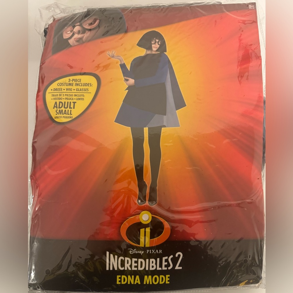 NWT Edna Mode Incredibles Costume